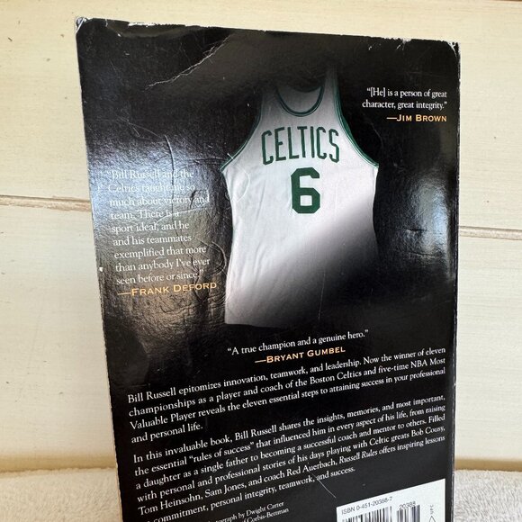 Bill Russell Celtics Legend Signed Autograph Russell Rules Book (To Dan), Rare - Picture 13 of 16